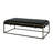 Upholstered Velvet Ottoman Bench With Brass Finish-163026502