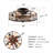  20'' Farmhouse Reversible Caged Ceiling Fan with Light Kit And Remote-1650830879
