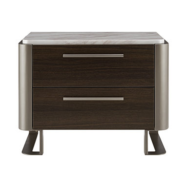 Demarkas 70 cm W Bedside Table