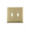 Egg and Dart 2-Gang Toggle Light Switch Wall Plate