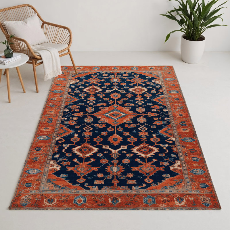 Tapis d'intérieur et d'extérieur Tabriz, Rectangle 5 pi x 7 pi