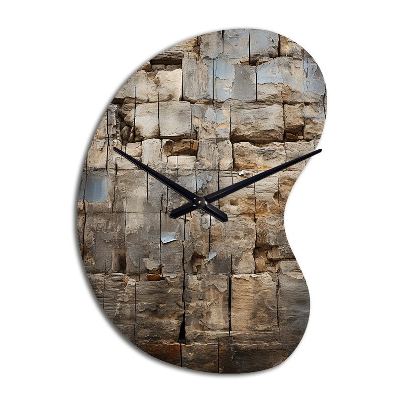 Horloge murale hébreu Western Collage II - Judaism, Petit