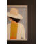  Ensemble de deux peintures sur toile encadrées en bois «Men and Women in Hats» décoratives décoratives pour salon