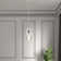 Warthen 1 - Light Clear/Silver Pendant
