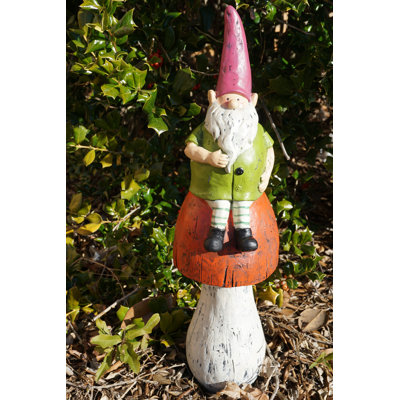 Statue gnome champignon