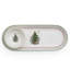 Christmas Tree POLKA DOT OVAL CHIP N DIP 13"
