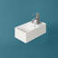 Lavabo à fixation murale simple 15,75 "x 7,75" avec trou unique à droite Britannia