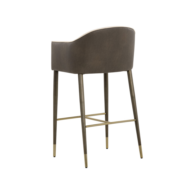 Kylin Upholstered Bar Stool with Metal Frame