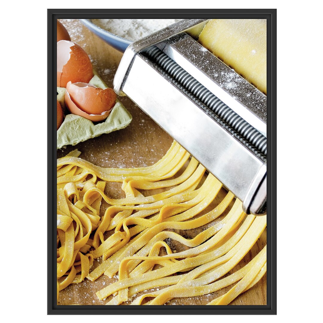 Gerahmter Fotodruck Pasta Maker mit italienischen Pasta