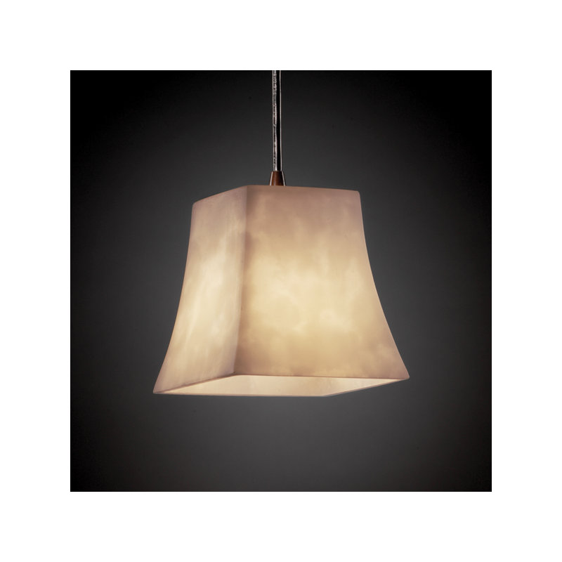 Jacinto 1 - Light Square/Rectangle Pendant, Dark Bronze