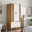 Pine Wood Wardrobe-1300464652