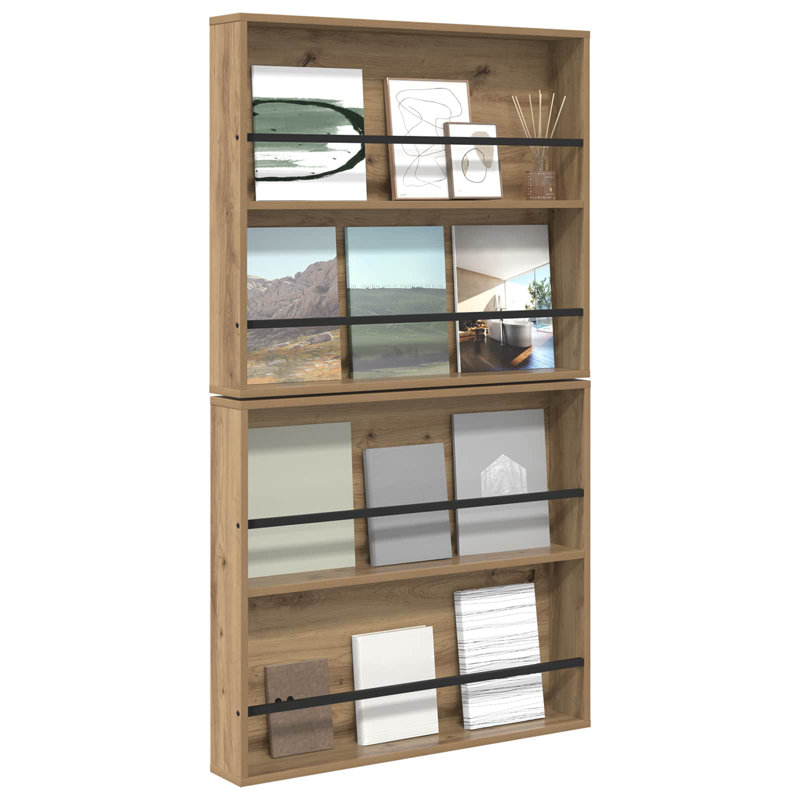 Wood Magazine Rack, Light Brown