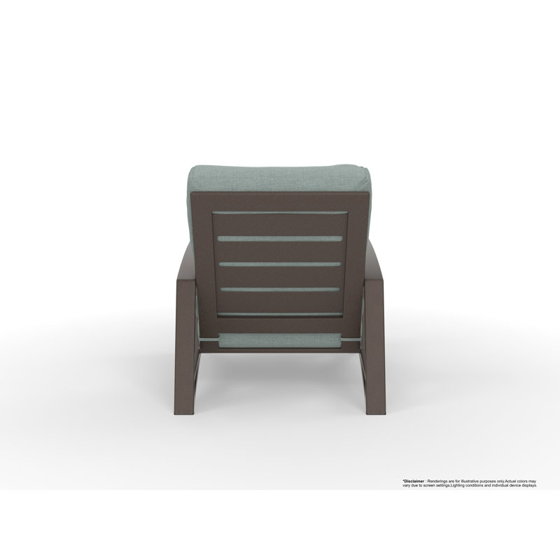 Arc Outdoor Lounge Chair, Sensory Granite, Copper Creek