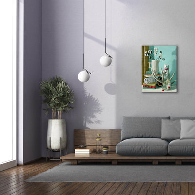 Epic Graffiti 'Winter Night'  by Heather Gauthier Art Canvas Wall Art, 26" x 34"