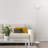 Zayia 71'' White Torchiere Floor Lamp