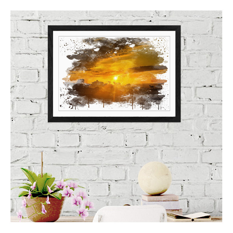 Print, Framed Picture, 45cm H x 62cm W
