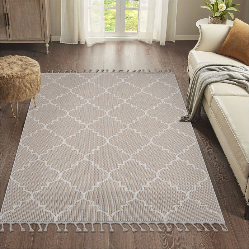 Tapis intérieur / extérieur Collection 6X9 / Trellis, Rectangle 6 pi 7 po x 7 pi 9 po