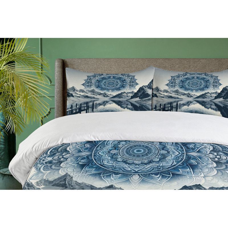 Lake Duvet Cover, Queen Duvet Cover + 2 Standard Shams