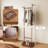 Solid Wood Coat Rack Stand For Bedroom, Living Room, Office - Freestanding Indoor Clothes Hanger With Multiple Hooks