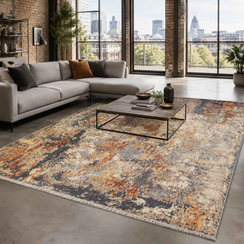 Netline Home Crown Heritage Warm Taupe Washable Rug, 100 x 200 cm