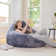 Big Joe Large Teardrop Foam Filled Bean Bag Chair with Soft Removable Cover