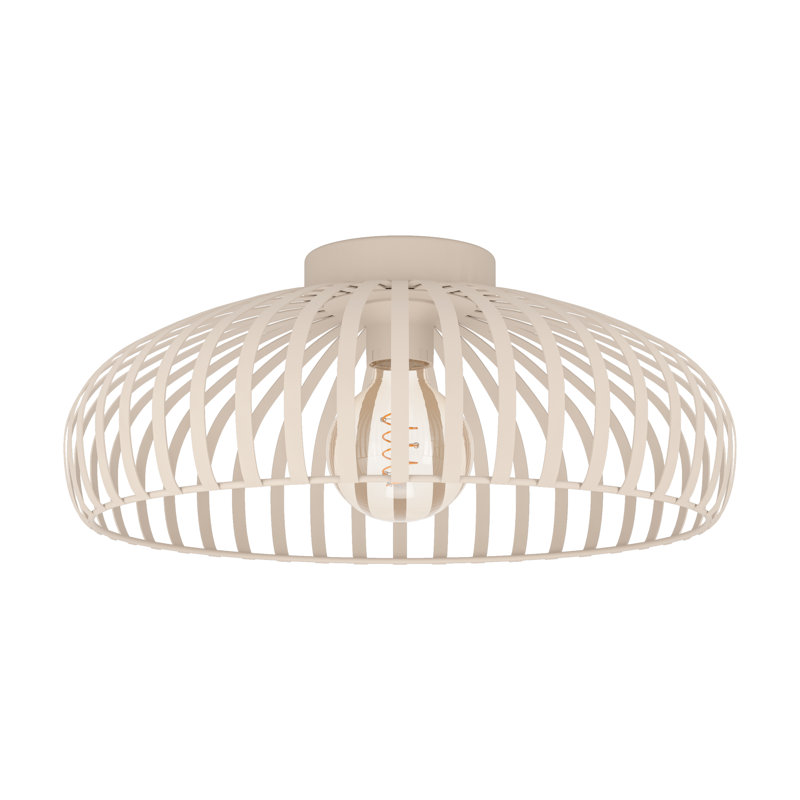 Alyworth Flush Mount, 18" H x 43" W x 43" D, Beige