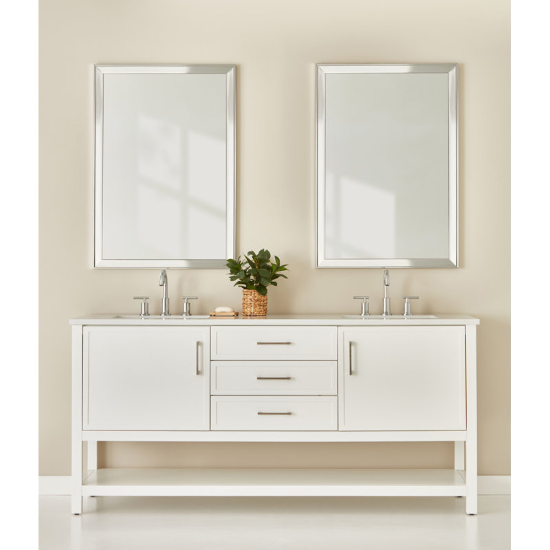 Willow Mirror Polished Chrome
