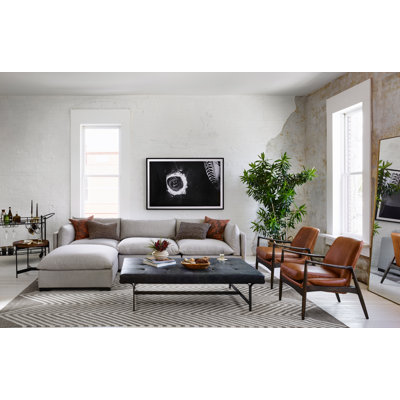 Southwold 117" Reversible Sectional with Ottoman