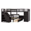 Lit superposé en L de style moderne avec 3 tiroirs, bureau et garde-robe-1481721806
