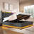 Upholstered Bed With Hydraulic Storage, Usb & Type-c Charging And 360° Surround Led-479262393-488894280