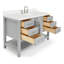 Ensemble de meuble-lavabo simple Magnolia Korede-8116581