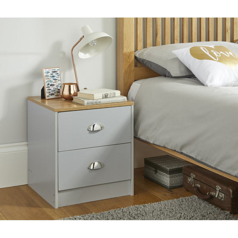 Kral 40cm W Manufactured Wood Bedside Table