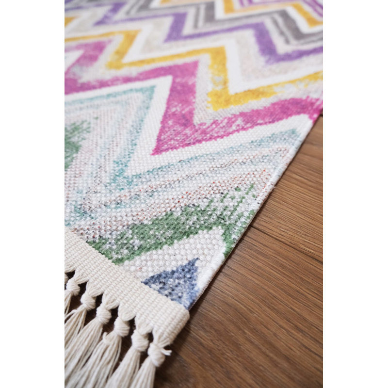 Jaquelle Chevron Area Rug, Rectangle 80 x 150cm