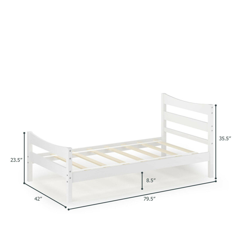 Lutetiu Bed, White