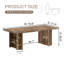 Bureau de direction 70 po Hulstein, brun-325691128