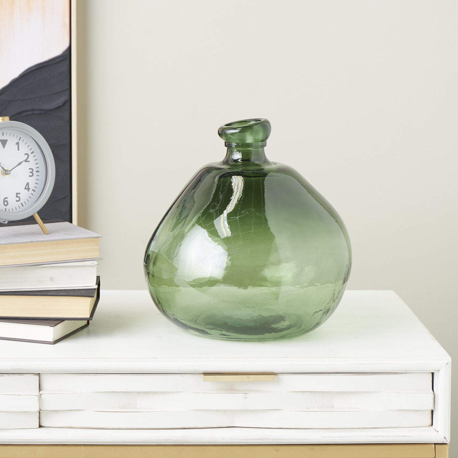 Dorival Handmade Table Vase, 11.8  H" x 12.05 W" x 12.45 D"