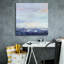 «Blue Wave No 1» par Suzanne Nicoll, art mural sur toile, 26 po x 26 po-587740129