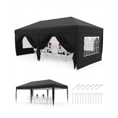 FXSGER 600cm W x 300cm D Polycarbonate Cover Retractable Door / Window Awning