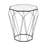 Tori Glass Top End Table