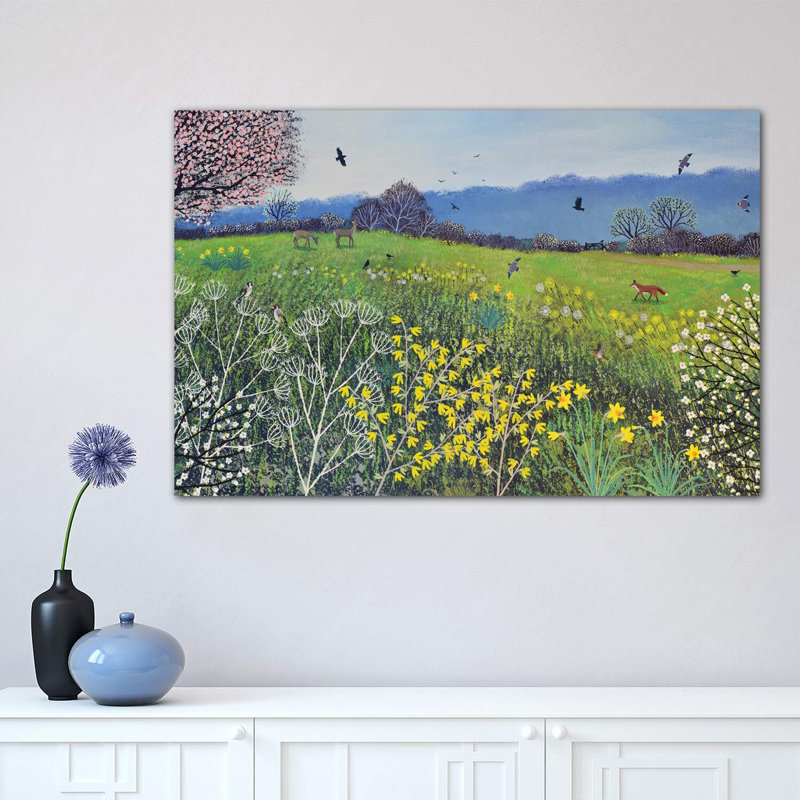 Spring Hope by Jo Grundy - Wrapped Canvas Painting, 66.04 cm H x 45.72 cm W x 3.175 cm D