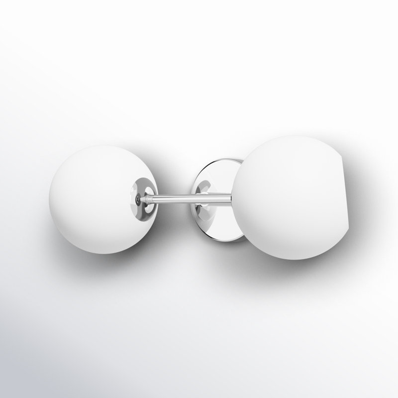 Jaina 2 - Light Armed Sconce, Silver