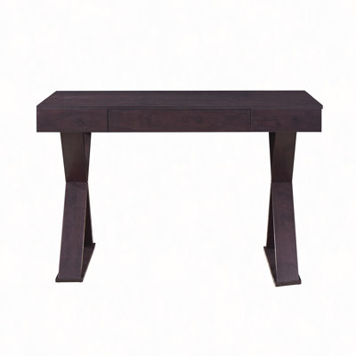 Trendy Writing Desk With Drawer, Espresso