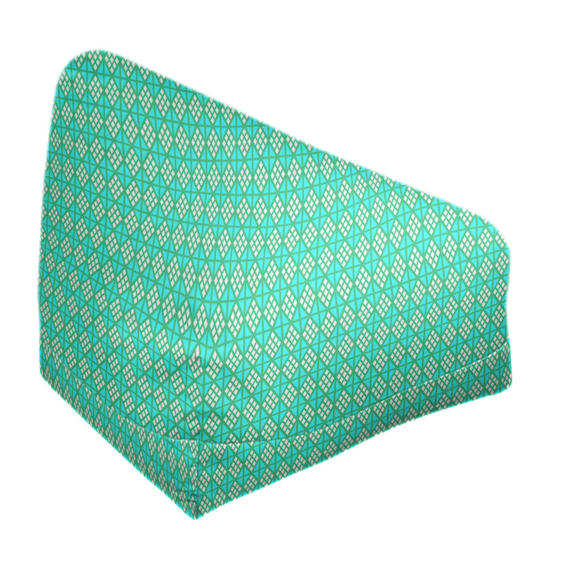 Fauteuil à billes standard & Leffel, Pas de bourre, Vert / sarcelle, H 86 po x L 2 po x P 43 po