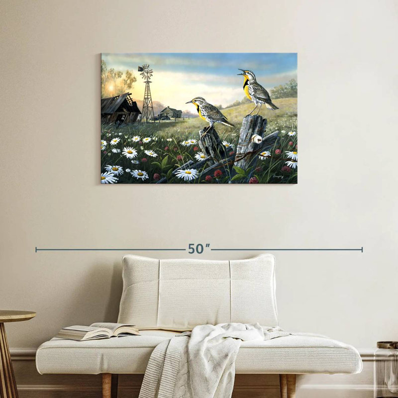 Meadow Outpost, 24" H x 36" W