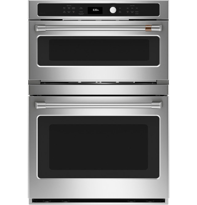 30" Self-Cleaning Convection Electric Double Wall Oven with Built-in Microwave