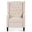 Chaise d'appoint, chaise capitonnée pour le salon-1958143171