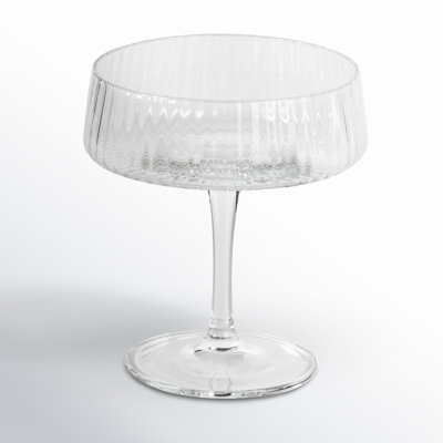 Claro Fluted Textured Margarita Glasses