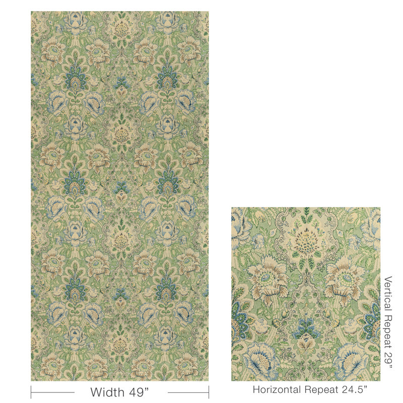Carvallo 100% Linen Fabric, Celery