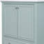 Meuble-lavabo 30 po sans lavabo, base seulement, armoire de salle de bain multifonctionnelle avec portes et tiroir, cadre solide et panneau de fibres à densité moyenne-125514670