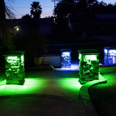 Lumière de sentier multicolore Hardscape à basse tension